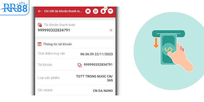 Khai báo chi tiết thông tin về tài khoản ngân hàng cho RR88
